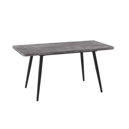 Стол BORG RADIAL-120, раздвижной 120(160)х80, ДЫМЧАТАЯ КЕРАМИКА/ЧЕРНЫЙ) BORG RADIAL 120